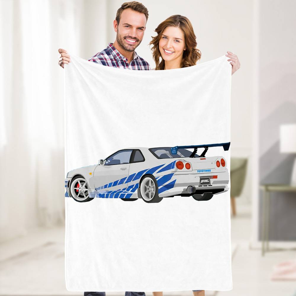 Initial D Blanket Nissan Skyline Blanket